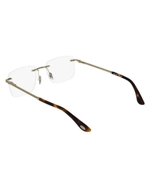 Lacoste Black L2324 033 Optical Frames Metal Squared Normal for men
