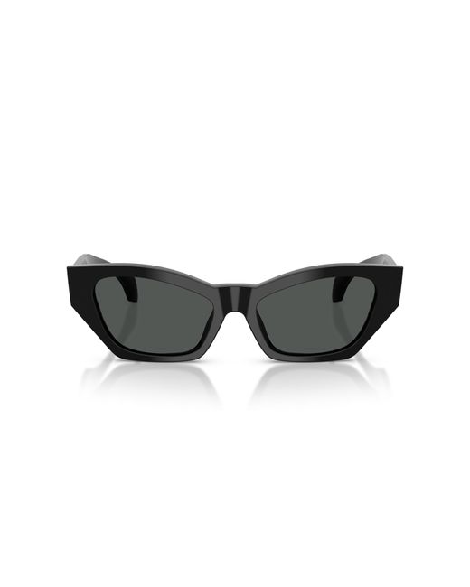 Versace Black Ve4488U Gb1/87 Sunglasses Acetate Cat Eye Normal