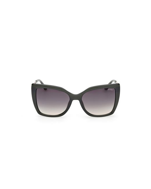 Guess Black Gu00266 96P Sunglasses Injected Squared Normal