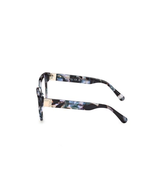 MAX&Co. Black Mo5193 055 Optical Frames Acetate Squared Normal