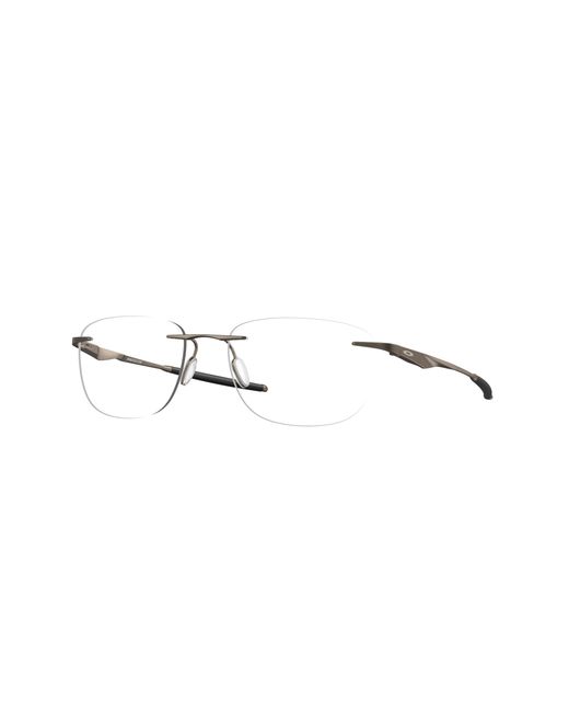 Oakley Black Ox5118 Wingfold Evr 511804 Optical Frames Titanium Squared Normal for men