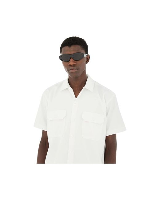Retrosuperfuture Black 3Q2 Cinema Sunglasses Acetate Geometric Normal