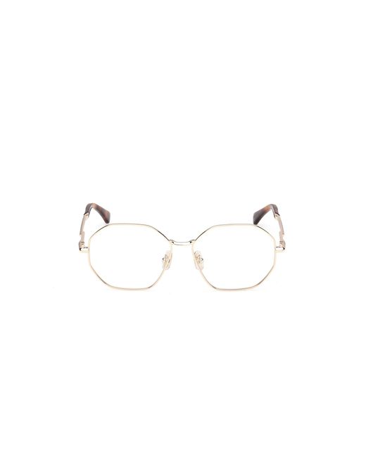 Max Mara Black Mm5207 032 Optical Frames Metal Geometric Normal