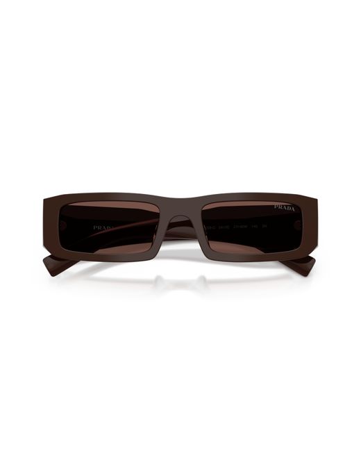 Prada Black Pr D09Sd 27I90W Sunglasses Acetate Squared Normal for men