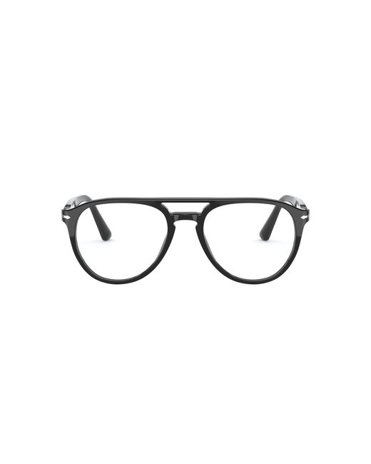 Persol Black Po3160V 095 Optical Frames Acetate Transparent Pilot Normal for men