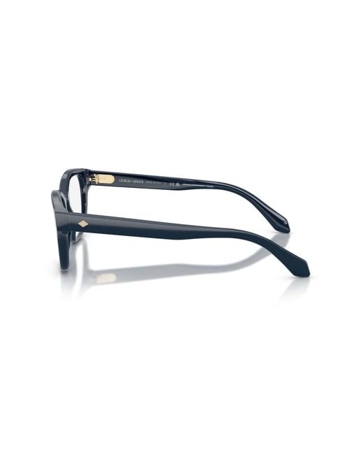 Giorgio Armani Black Ar7274 6223 Optical Frames Acetate Pillow Normal for men
