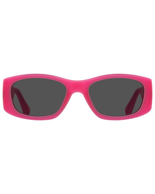 Moschino Black Mos145/S Mu1/Ir Sunglasses Injected Squared Normal