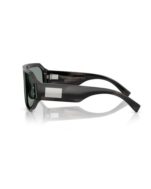 Dolce & Gabbana Black Dg4481 3440/1 Sunglasses Acetate Pilot Normal for men