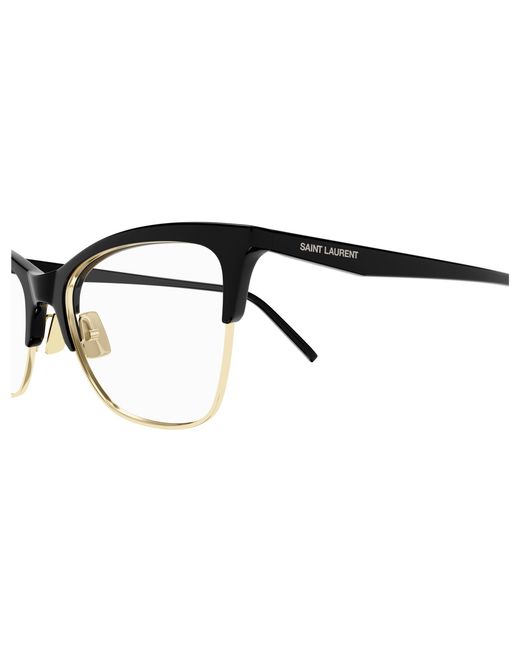 Saint Laurent Black Sl 769 003 Optical Frames Bio-Inject Transparent Cat Eye