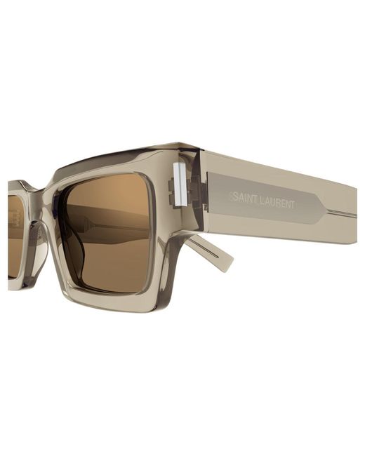 Saint Laurent Black Sl 572 006 Sunglasses Acetate Squared Flash