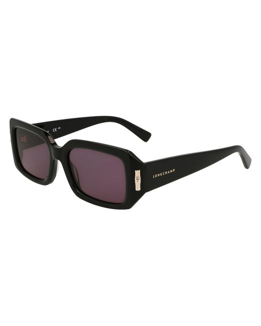 Longchamp Black Lo765S 001 Sunglasses Acetate Squared Normal