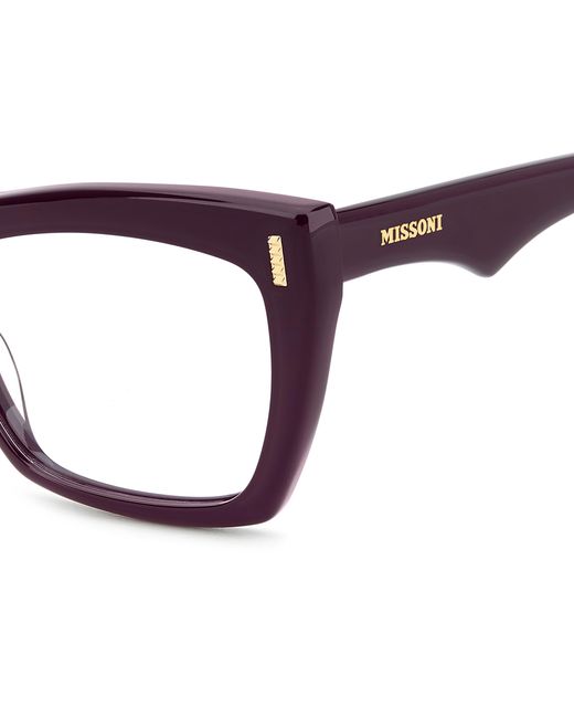 Missoni Black Mis 0207 0T7 Optical Frames Acetate Squared Normal