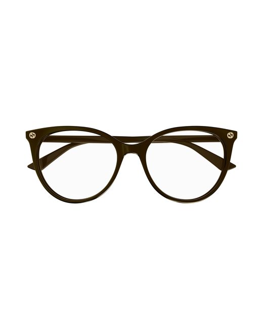 Gucci Black Gg0093O 007 Optical Frames Acetate Transparent Round