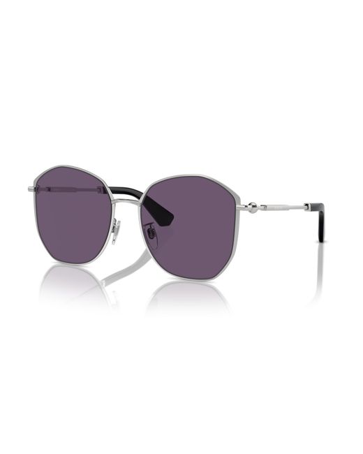 Burberry Purple Be3153D 10051A Sunglasses Metal Geometric Normal