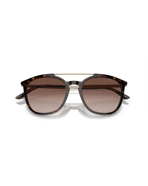 Giorgio Armani Black Ar8198 502613 Sunglasses Acetate Squared Normal Shaded for men