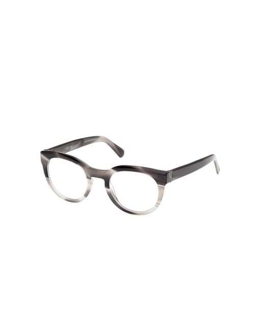 Guess Black Gu50366 020 Optical Frames Acetate Round Normal for men