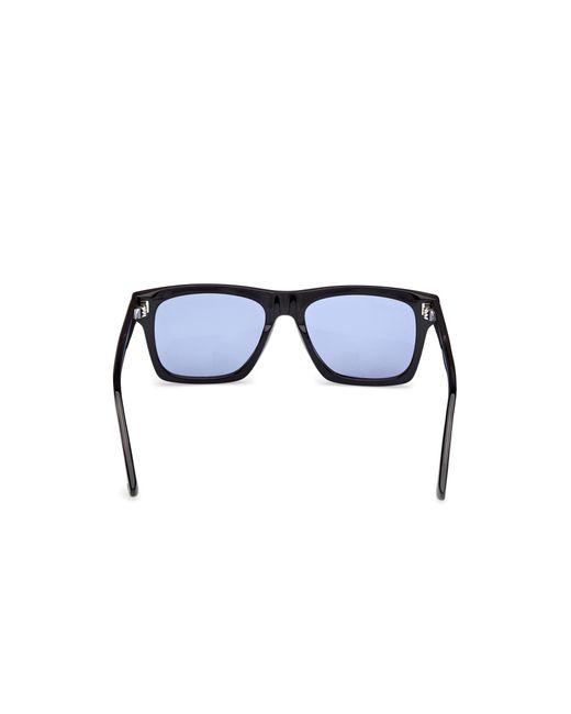 Web Black We0382 56V Sunglasses Acetate Squared Normal for men