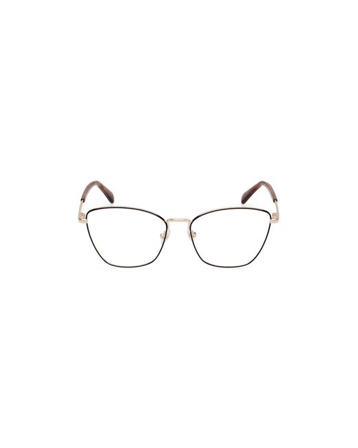 Emilio Pucci Black Ep5243 005 Optical Frames Metal Squared Normal