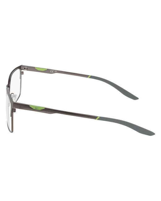 Nike Black 8142 070 Optical Frames Metal Squared Normal for men