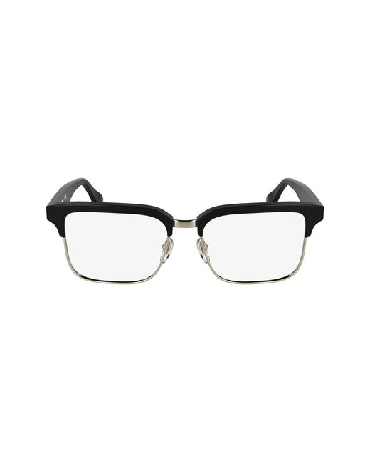Karl Lagerfeld Black Kl6202 001 Optical Frames Metal Squared Normal for men