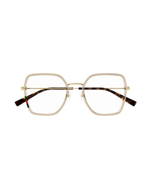Gucci Black Gg1850O 003 Optical Frames Injected Transparent Squared