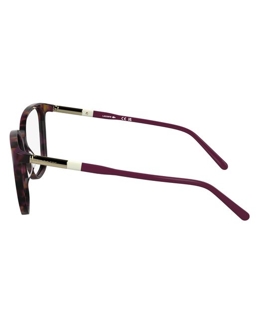 Lacoste Black L2985 211 Optical Frames Acetate Squared Normal