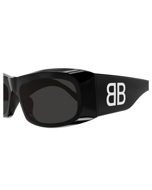Balenciaga Black Bb0395S 001 Sunglasses Acetate Squared