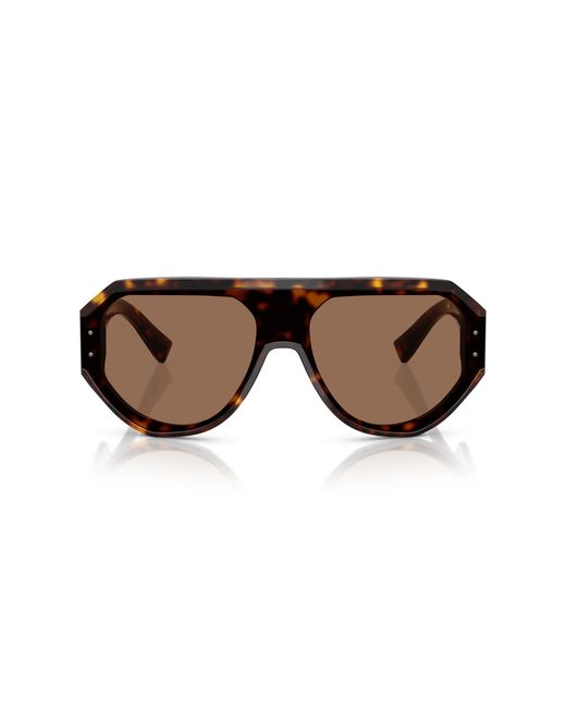 Dolce & Gabbana Black Dg4481 502/73 Sunglasses Acetate Pilot Normal for men