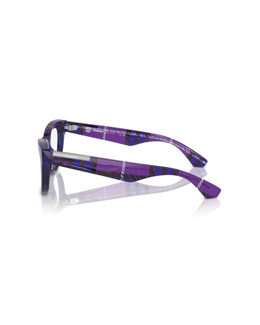 Burberry Black Be2406U 4113 Optical Frames Acetate Transparent Squared Normal