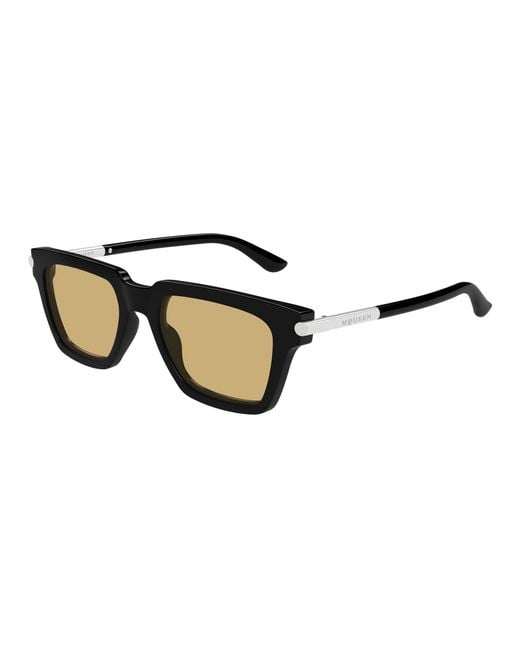 McQueen Black Am0519S 003 Sunglasses Acetate Squared for men