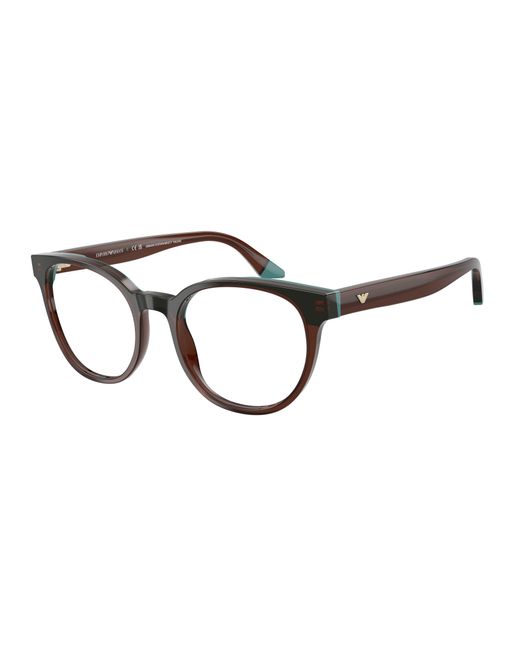 Emporio Armani Black Ea3274 6318 Optical Frames Acetate Round Normal