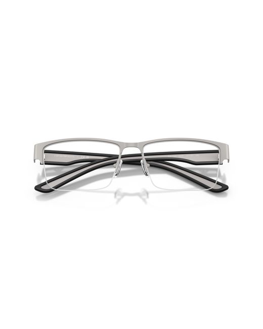 Emporio Armani Black Ea1182 3003 Optical Frames Metal Transparent Squared Normal for men