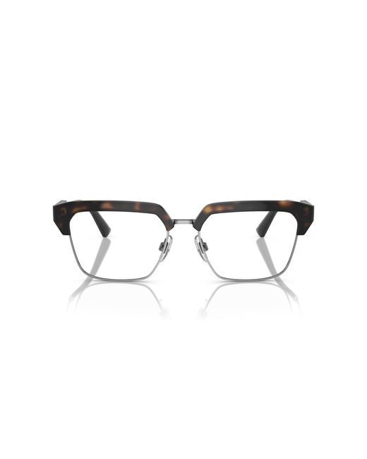 Dolce & Gabbana Black Dg5103 502 Optical Frames Injected Transparent Squared Normal for men