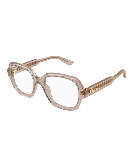 Chloé Black Ch0341O 004 Optical Frames Acetate Transparent Geometric