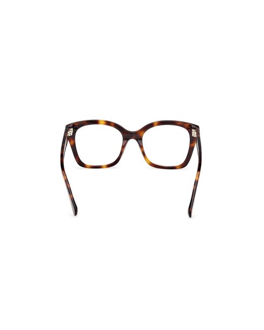 MAX&Co. Black Mo5204 052 Optical Frames Acetate Squared Normal