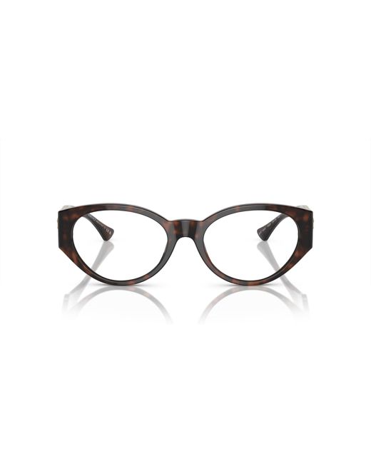 Versace Black Ve3345 5429 Optical Frames Acetate Round