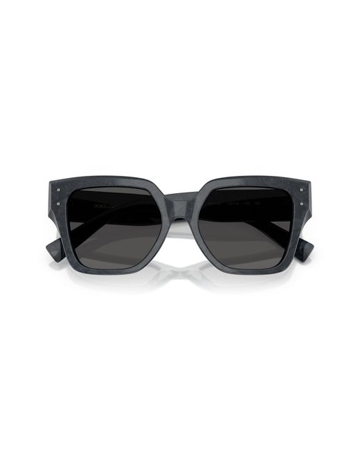 Dolce & Gabbana Black Dg4471 344187 Sunglasses Acetate Squared Normal
