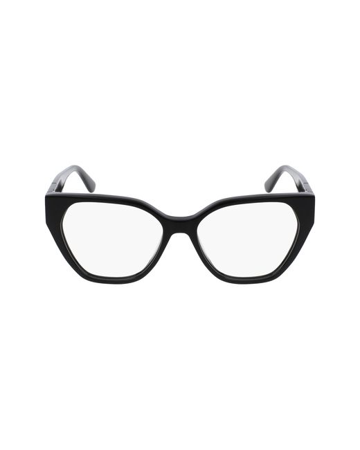 Karl Lagerfeld Black Kl6053 001 Optical Frames Acetate Squared Normal Normal