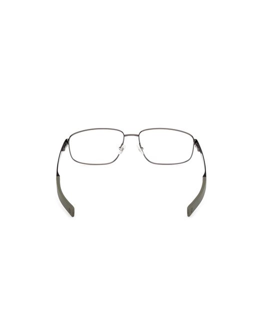 Timberland Black Tb50078 008 Optical Frames Metal Squared Normal for men