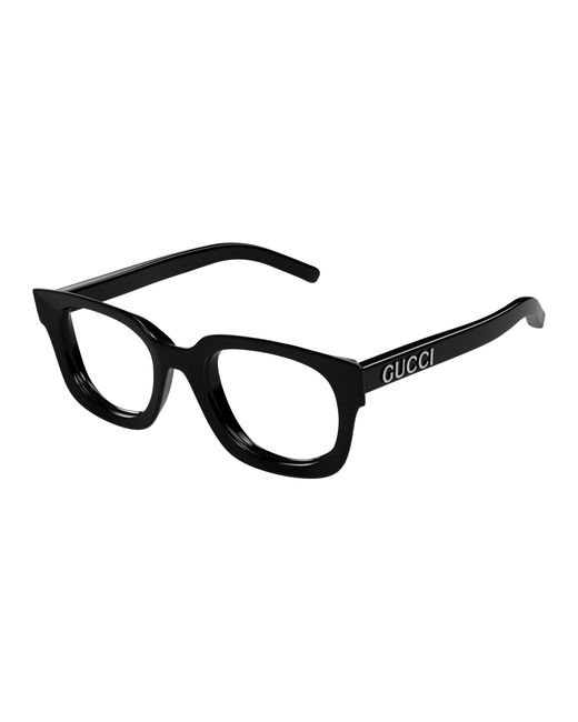 Gucci Black Gg1721O 001 Optical Frames Injected Transparent Squared