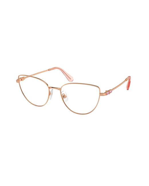 Swarovski Black Sk1007 4014 Optical Frames Metal Cat Eye Normal