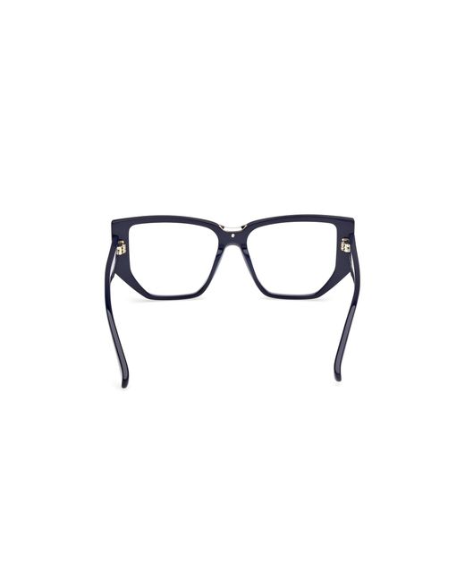 Max Mara Black Mm5179-B 001 Optical Frames Acetate Geometric Normal