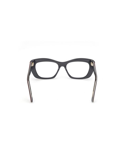 Emilio Pucci Black Ep5273 071 Optical Frames Acetate Round Normal