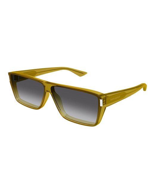 Saint Laurent Black Sl 757 004 Sunglasses Bio-Inject Smoke Squared