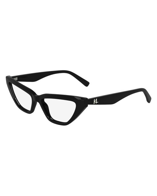 Karl Lagerfeld Black Kl6175 001 Optical Frames Bio-Inject Cat Eye Normal