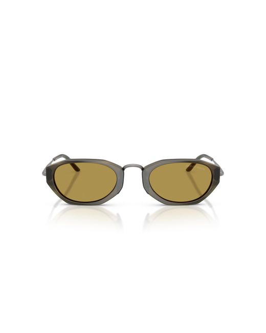 Giorgio Armani Black Ar8242 6304/2 Sunglasses Acetate Geometric Normal for men