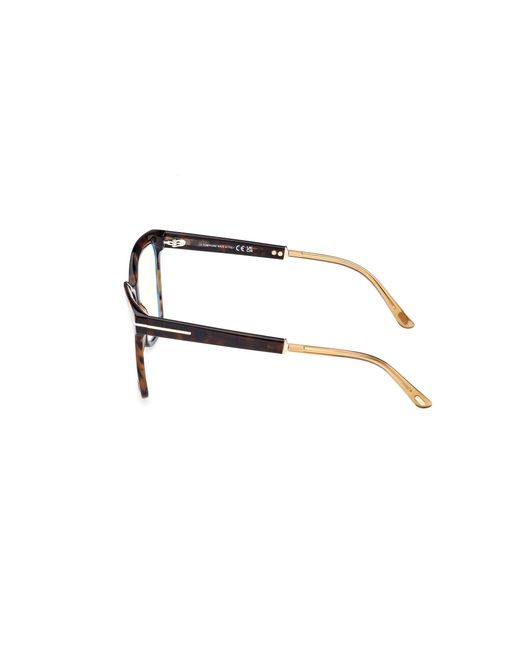 Tom Ford Black Ft5892-B 052 Optical Frames Acetate Squared Normal
