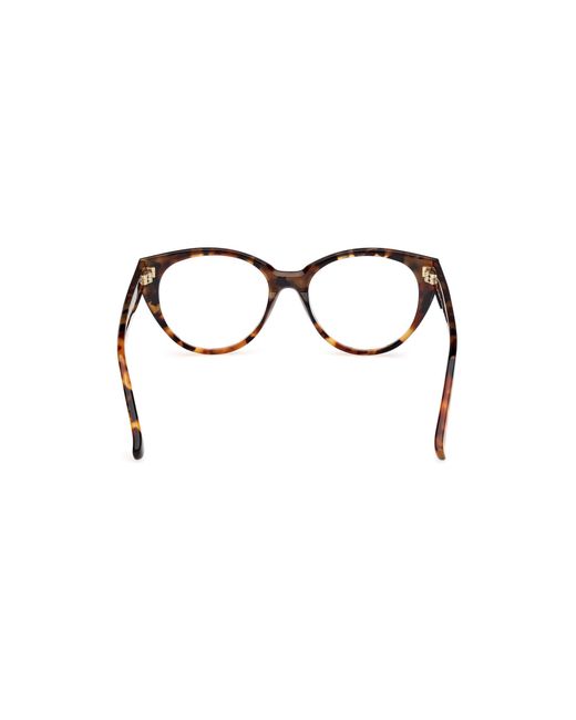 Max Mara Black Mm5161 056 Optical Frames Acetate Round Normal