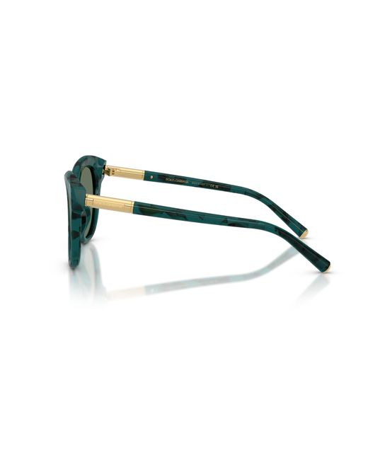 Dolce & Gabbana Green Dg4518 3460/2 Sunglasses Acetate Pantos Normal