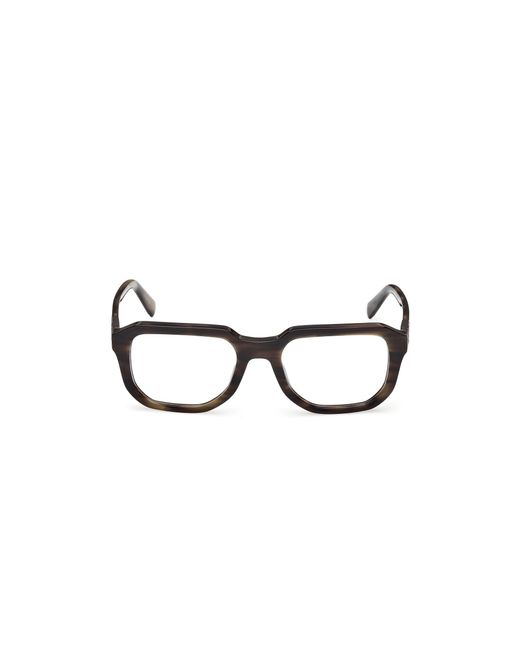 Guess Black Gu50332 098 Optical Frames Acetate Squared Normal for men